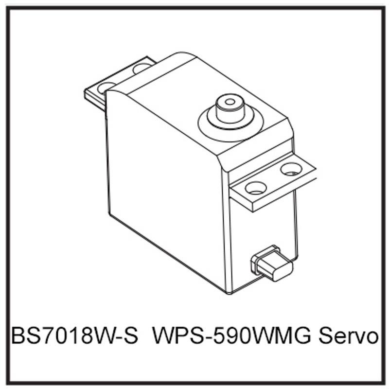 WPS-590WMG Servo - BEAST BX / TX Lenkservo 1:10