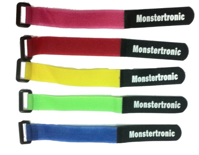 Monstertronic Klettband mit Lasche 200 mm