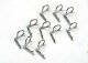 Traxxas TRX3935 Karosserie Clips angewinkelt 90° silberfarben