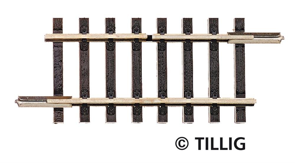 Tillig 83155 TT Unterbrechergleis 41,5 mm einseitig getrennt (ohne Anschlüsse)