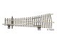 Tillig 83329 TT Einfache Weiche EW1 links 15°, Länge 129,5 mm