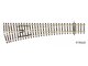 Tillig 83332 TT Einfache Weiche EW2 links 15°, Länge 166 mm