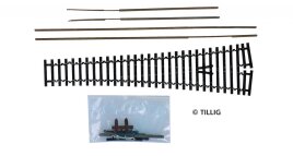 Tillig 83426 TT Flexsteg BW 15°, Bausatz brüniert
