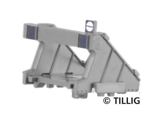 Tillig 83441 TT vier Prellböcke grau, Bausatz