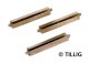 Tillig H0 Elite 85501 Schienenverbinder Neusilber brüniert (25 St.)