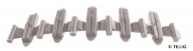 Tillig 86101 TT Isolierschienenverbinder, grau (Beutel...
