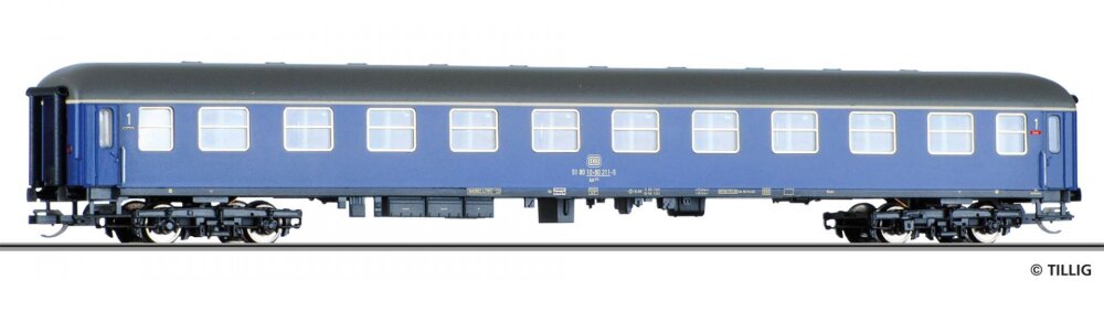 Tillig 16207 TT Reisezugwagen 1. Klasse der DB  Ep. IV