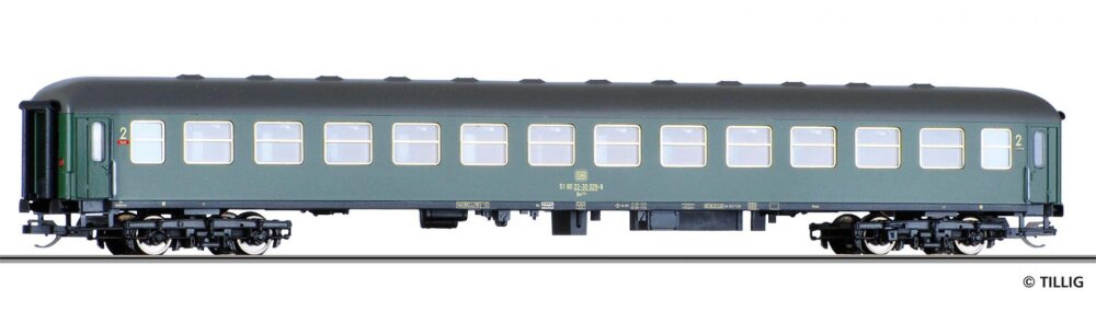 Tillig 16208 TT Reisezugwagen 2. Klasse der DB  Ep. IV