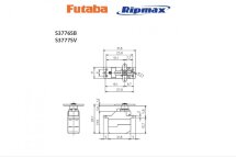 FUTABA Servo S.Bus2 S3776SB 0,11s/2,4kg