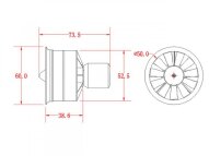 Pichler Impellereinheit 50 mm / 4500 KV f&uuml;r 4S